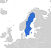 Торговый оборот между Россией и Швецией за 2014 г.